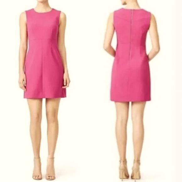 Diane Von Furstenberg Dresses & Skirts - 𝅺DVF sz 4 Pink "Carrie" Sleeveless Sheath Dress